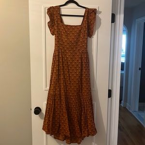 Madewell Floral Midi Dress